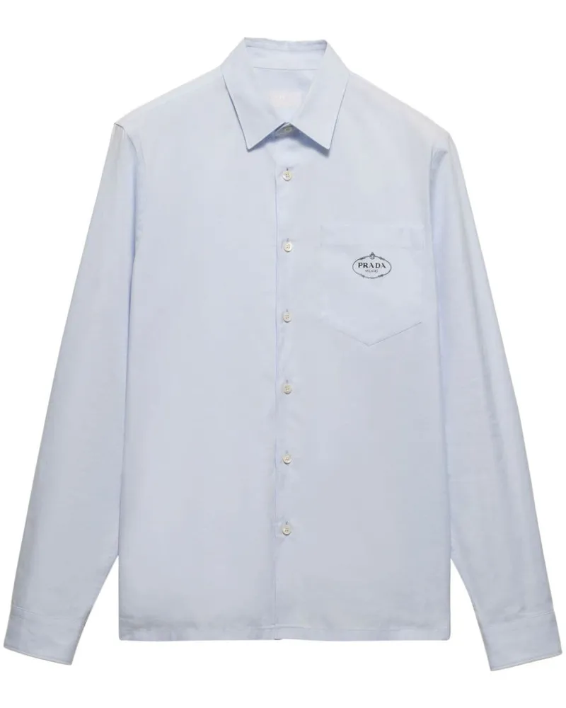 Prada Hemd aus Baumwolle - Blau Blau
