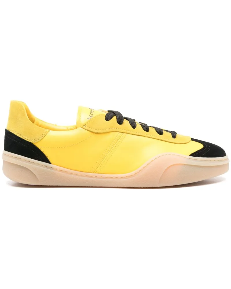 Acne Studios Sneakers aus Leder - Gelb Gelb