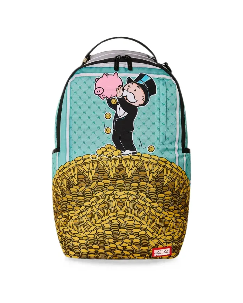 Sprayground x Monopoly Make Sure It´s All There Rucksack - Blau Blau
