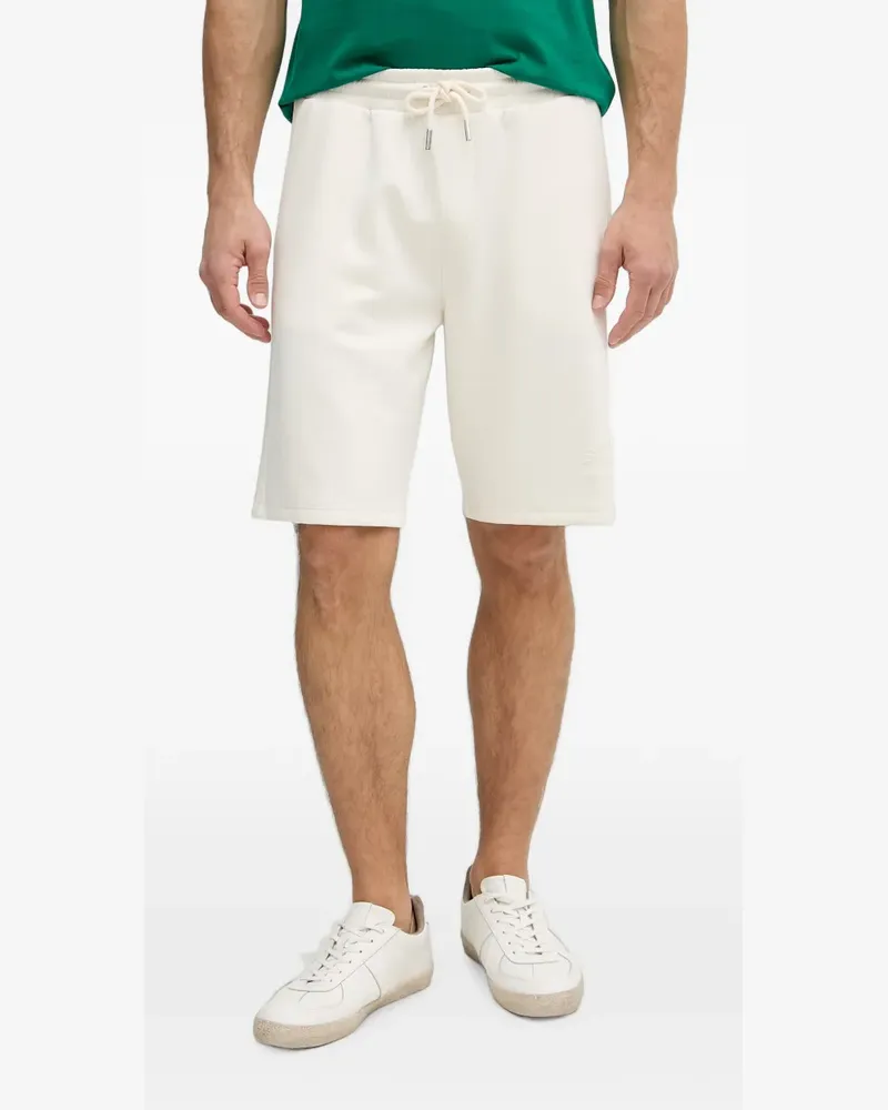Karl Lagerfeld logo-embossed drawstring shorts - Nude Nude