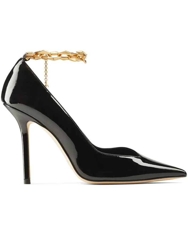 Jimmy Choo Talura Pumps 100mm - Schwarz Schwarz