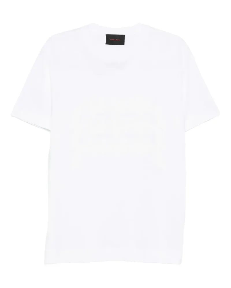 Simone Rocha T-Shirt mit Daisy Chain-Print - Weiß Weiß