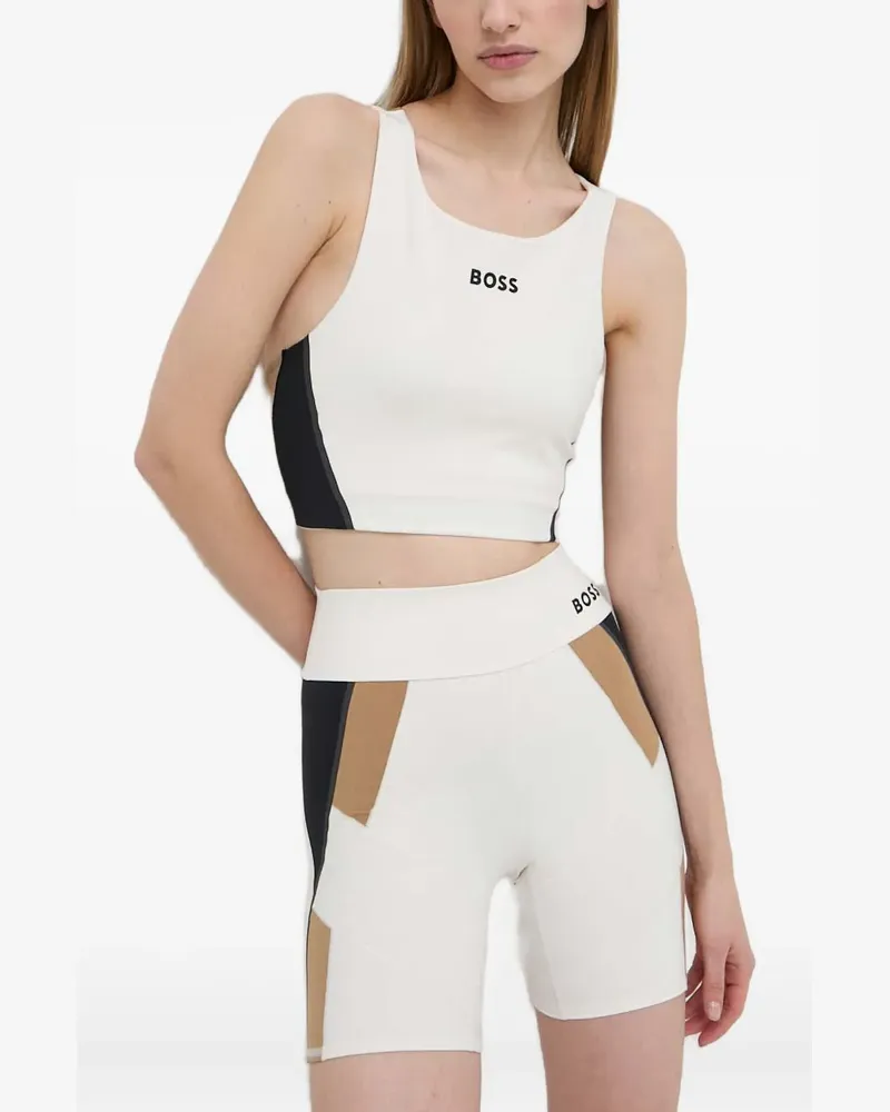 HUGO BOSS Top mit Logo - Weiß Weiß