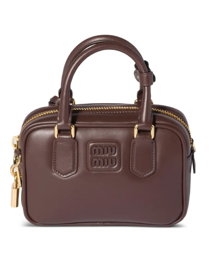 Miu Miu Arcadie tote bag - Braun Braun
