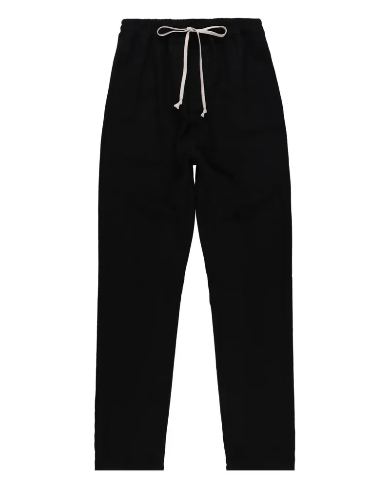 Rick Owens Hose mit Kordelzug - Schwarz Schwarz