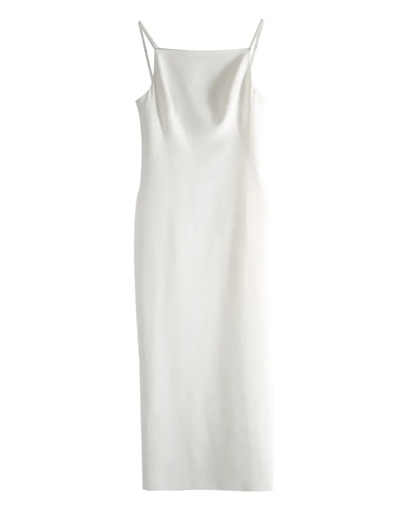 Givenchy Sliced square-neck maxi dress - Nude Nude