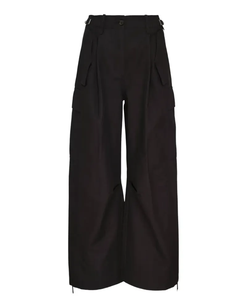 3.1 phillip lim pleated wide-leg cargo pants - Blau Blau
