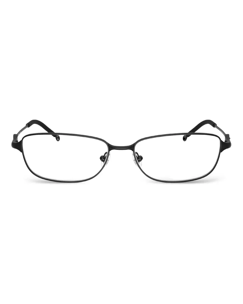 Diesel Brille mit eckigem Gestell - Schwarz Schwarz