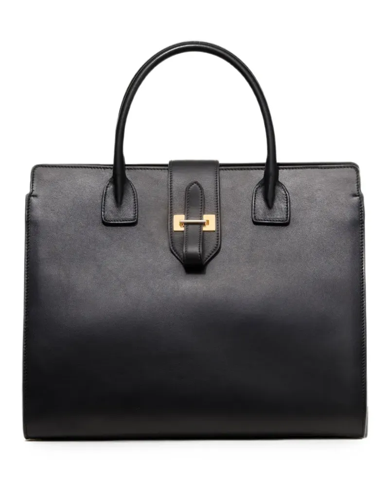 Nili Lotan Lou leather tote bag - Schwarz Schwarz
