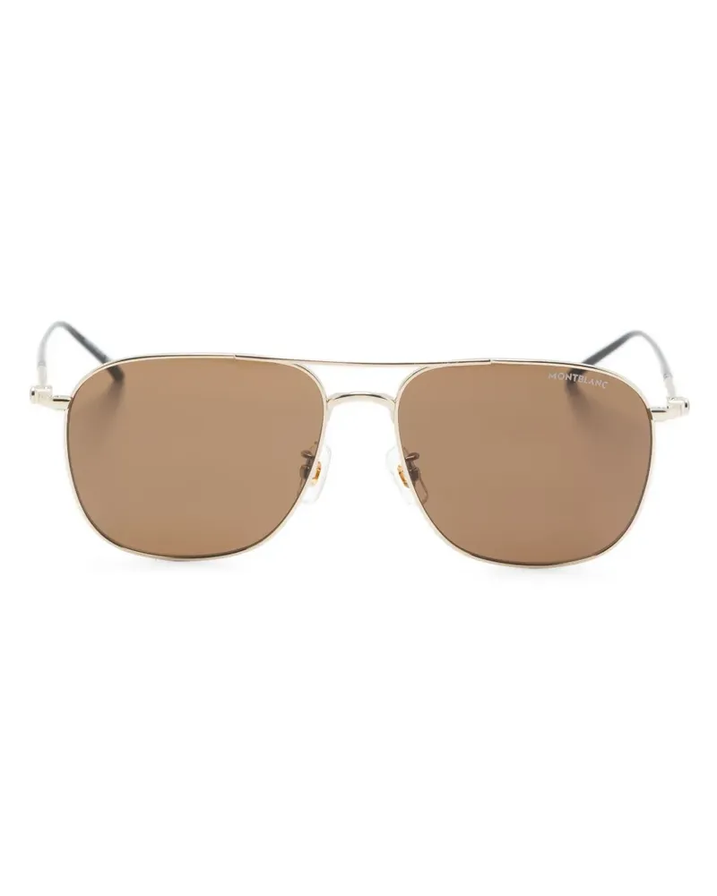 Montblanc 0417 Sonnenbrille - Gold Gold