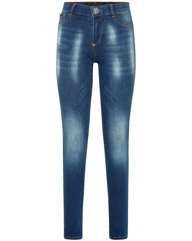Philipp Plein Klassische Skinny-Jeans - Blau Blau