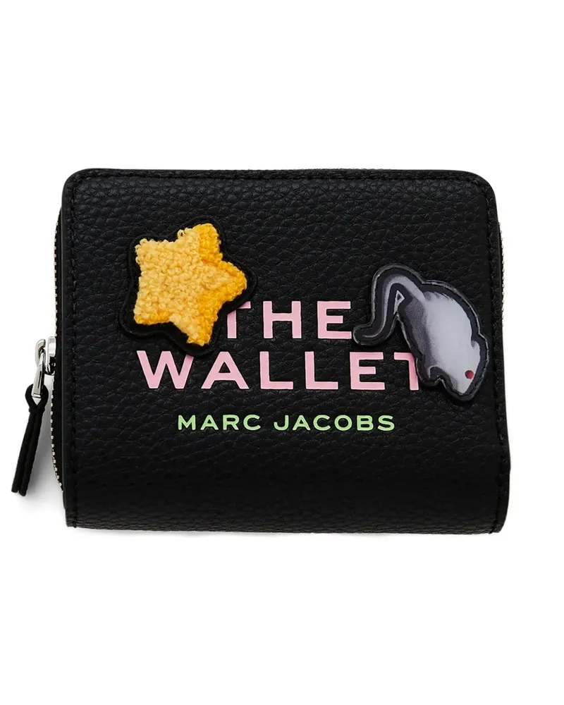 Marc Jacobs Mini The Sticker Patch Portemonnaie - Schwarz Schwarz
