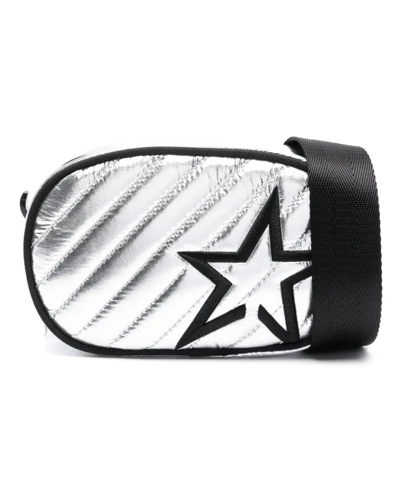 Perfect Moment Matelassé-Gürteltasche im Metallic-Look - Silber Silber