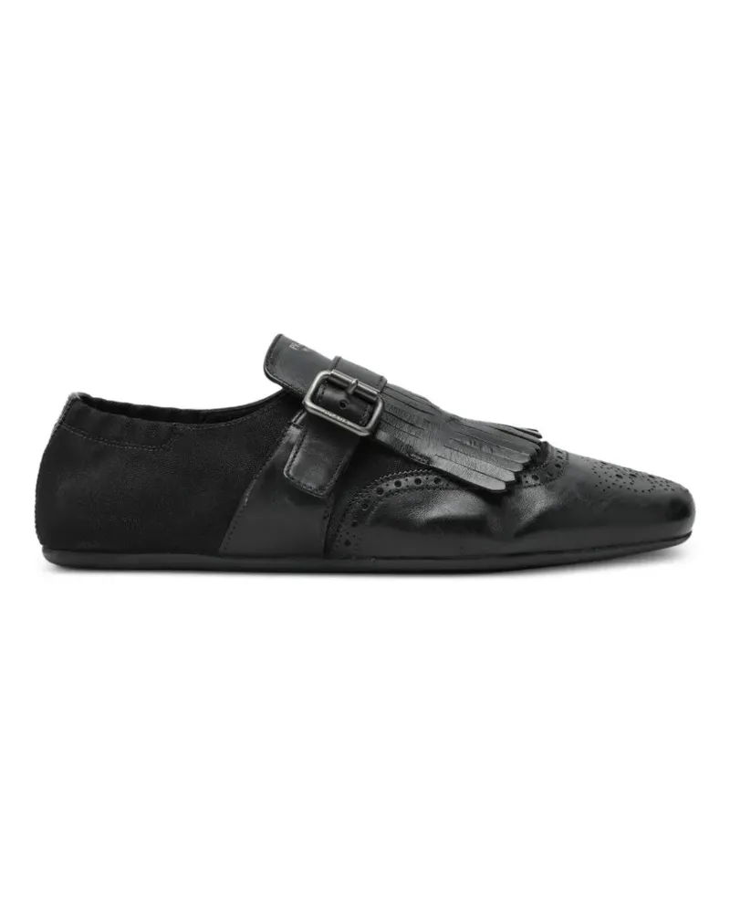 Prada Shuffle fringed loafers - Schwarz Schwarz