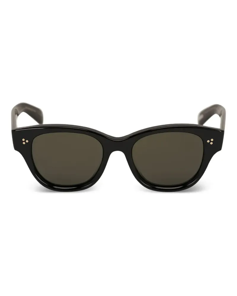 Oliver Peoples Sonnenbrille mit Nieten - Schwarz Schwarz