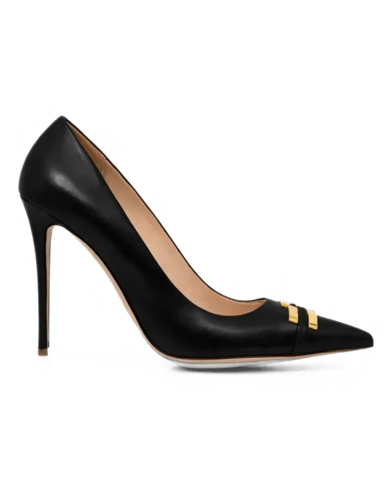 Elisabetta Franchi Pumps mit spitzer Kappe - Schwarz Schwarz
