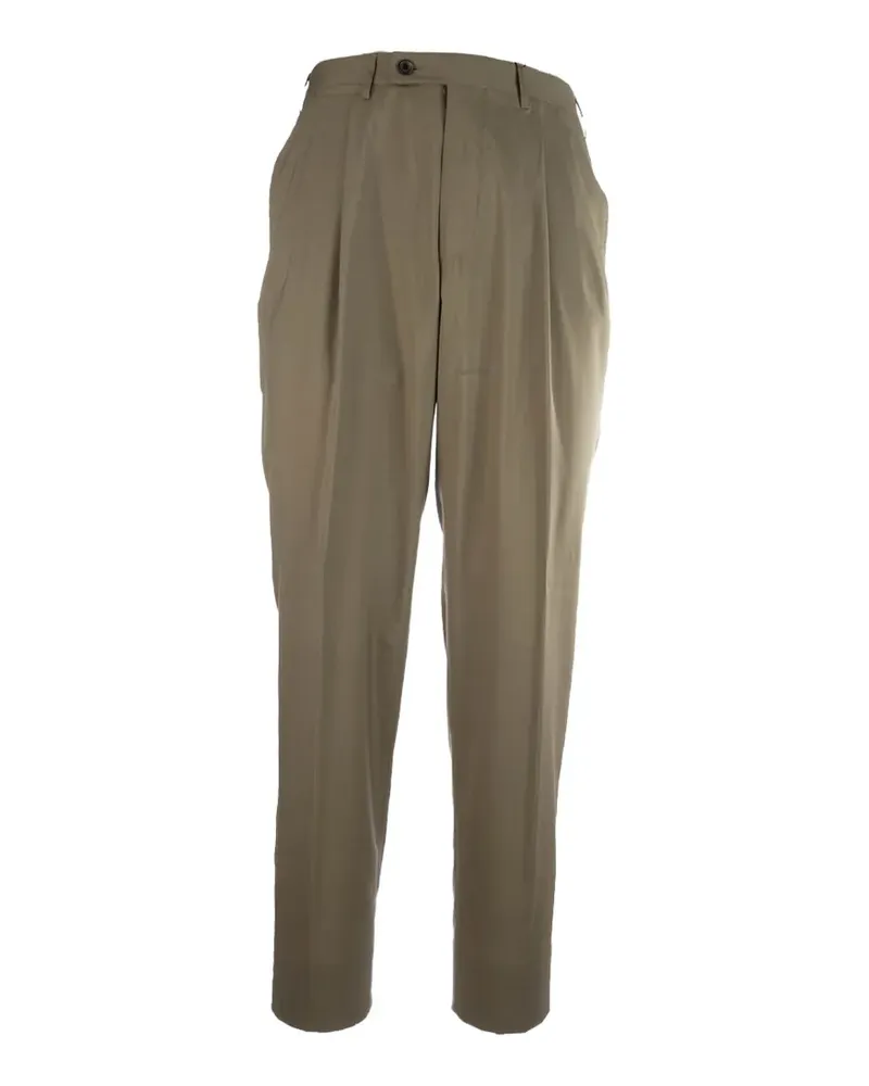 Corneliani pleated trousers - Grün Grün
