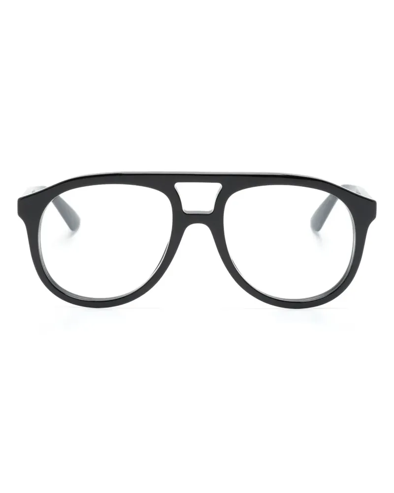 Gucci Klassische Pilotenbrille - Schwarz Schwarz