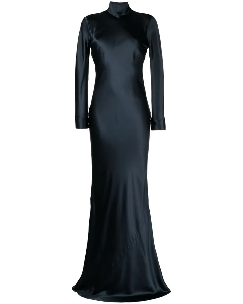 mason by michelle mason Kleid mit offenem Rücken - Blau Blau