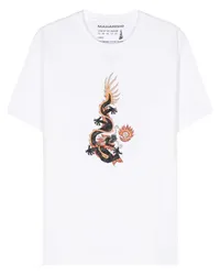 maharishi Original Dragon T-Shirt Weiß