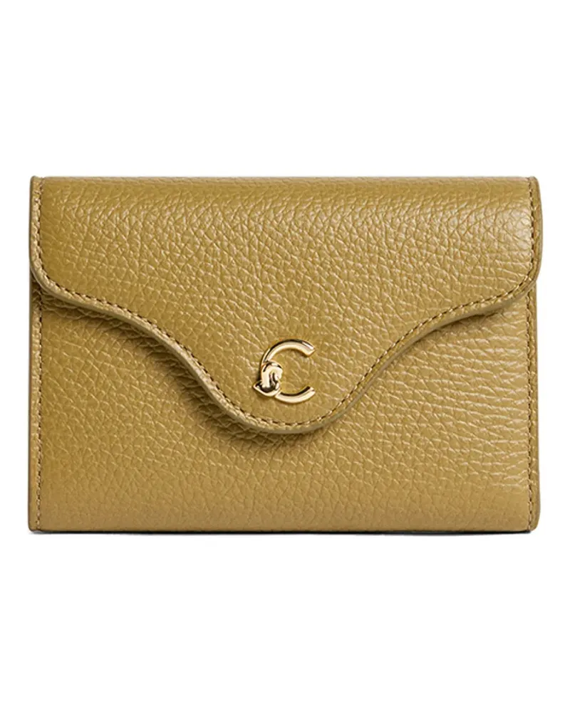 Coccinelle Portemonnaie mit Druckknopf - Grün Grün