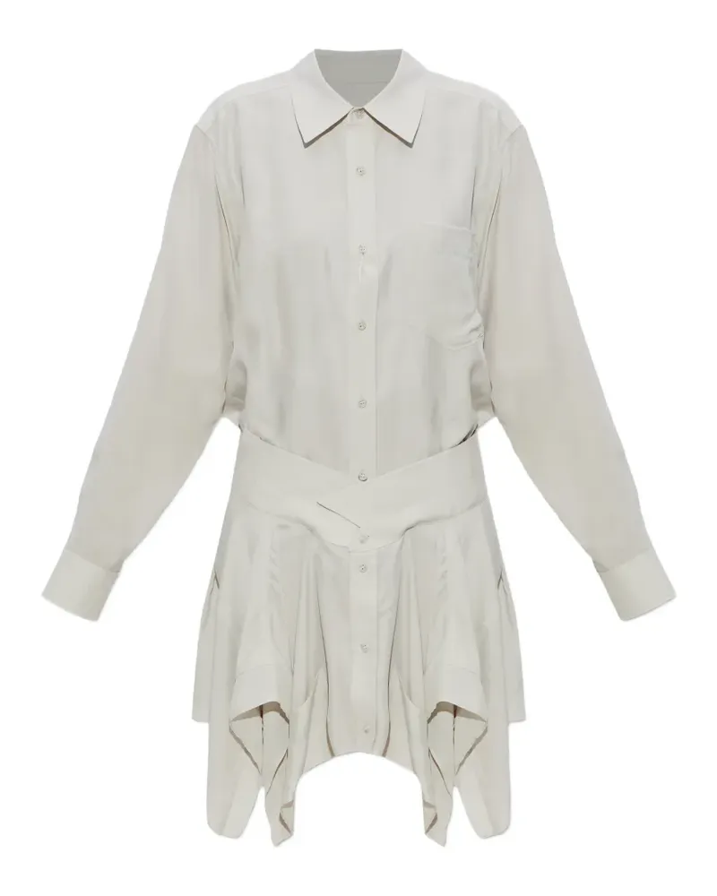 Alexander Wang shirt-style mini dress - Nude Nude