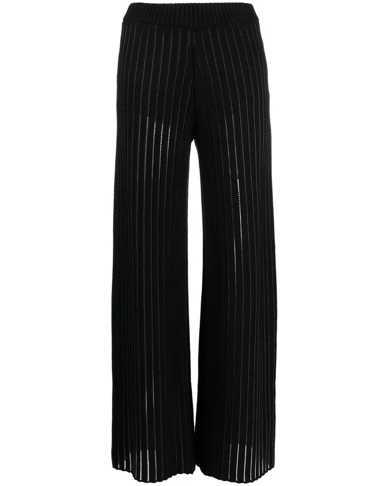 Fabiana Filippi Gestrickte Hose - Schwarz Schwarz
