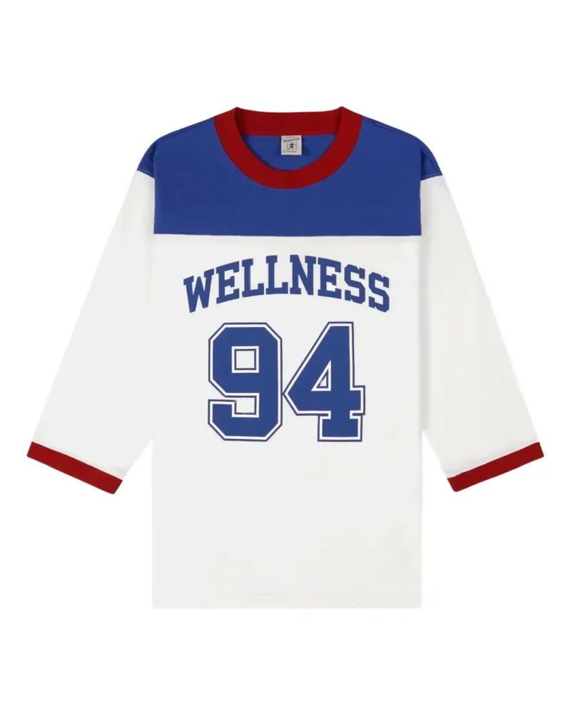 SPORTY & RICH wellness graphic top - Weiß Weiß