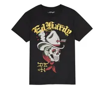 Cowboy Skull T-Shirt - Schwarz