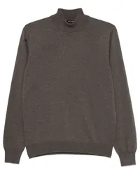 Tagliatore Klassischer Pullover Braun