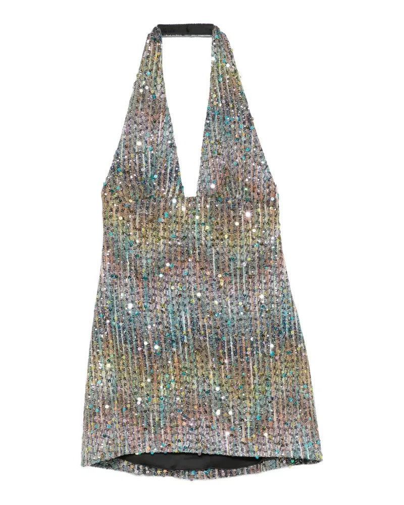 Missoni sequin-embellished mini dress - Silber Silber