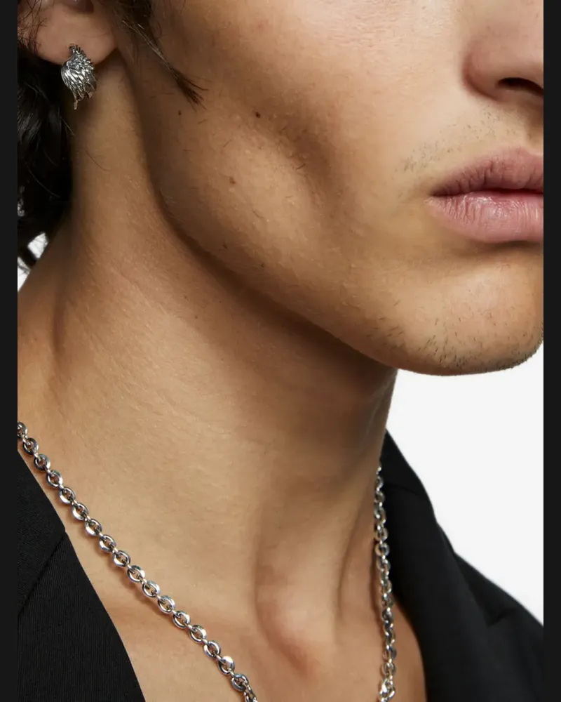 Emanuele Bicocchi Ala huggie earrings - Silber Silber