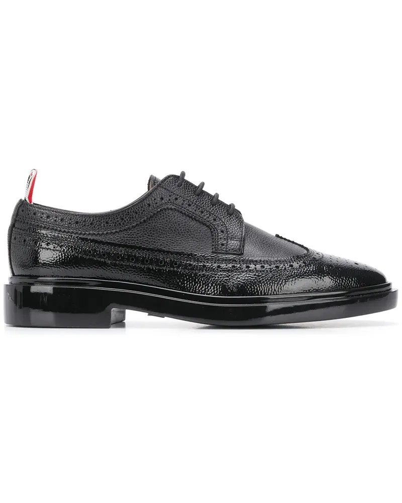 Thom Browne Longwing' Budapester - Schwarz Schwarz