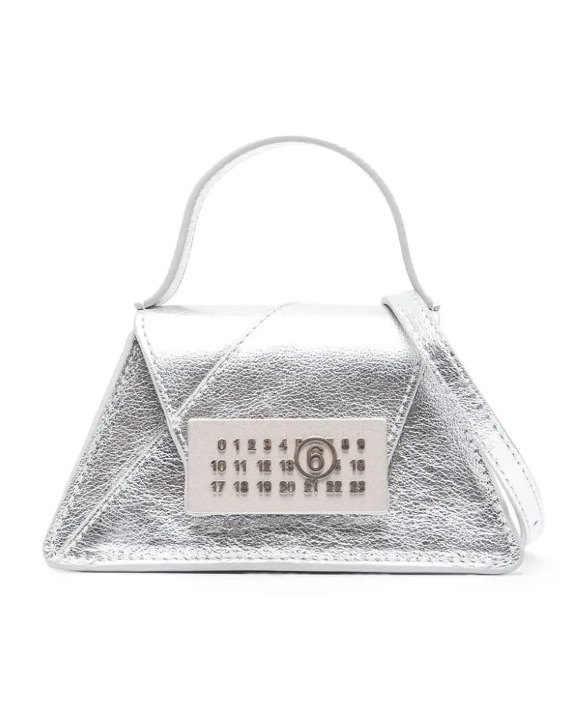 Maison Margiela Mini Numeric Handtasche - Grau Grau