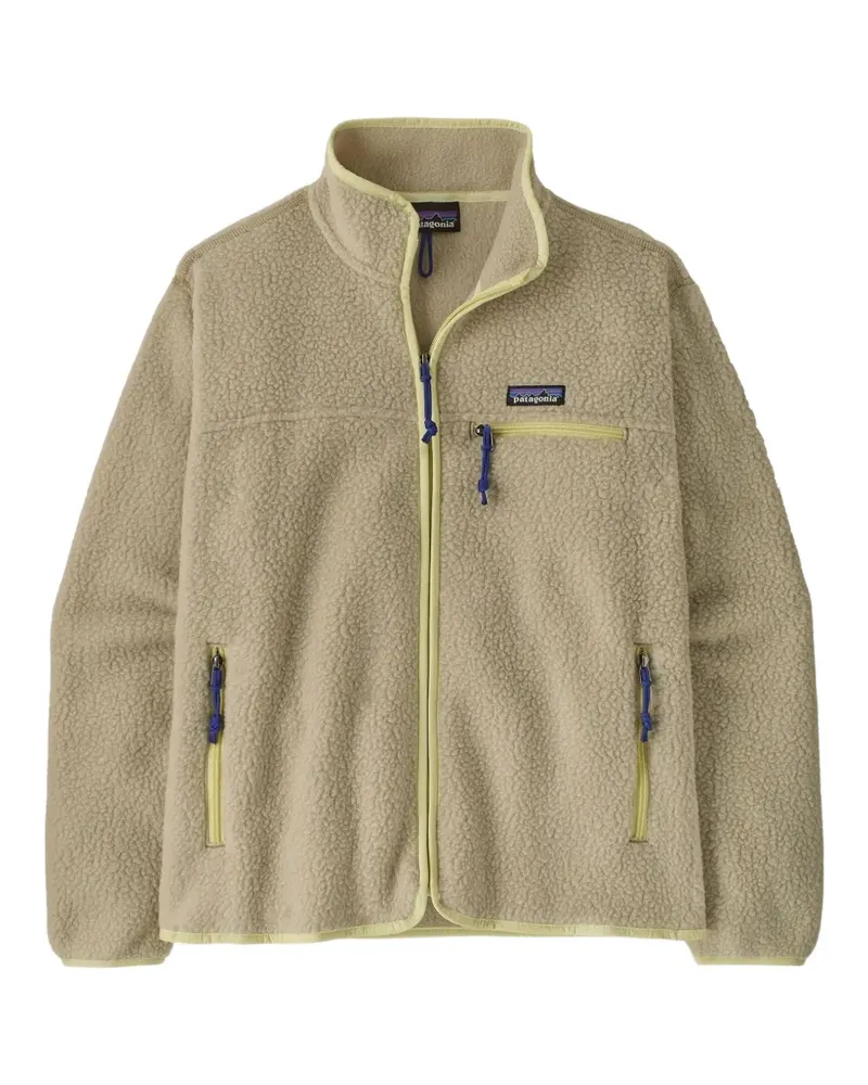 Patagonia Retro Pile Fleece-Sweatshirt mit Reißverschluss - Nude Nude