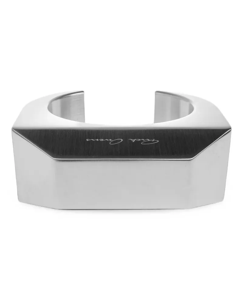 Rick Owens Performa engraved-logo bracelet - Silber Silber