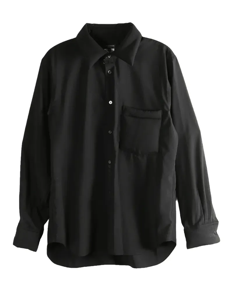 Comme des Garçons long-sleeve chest-pocket shirt - Schwarz Schwarz