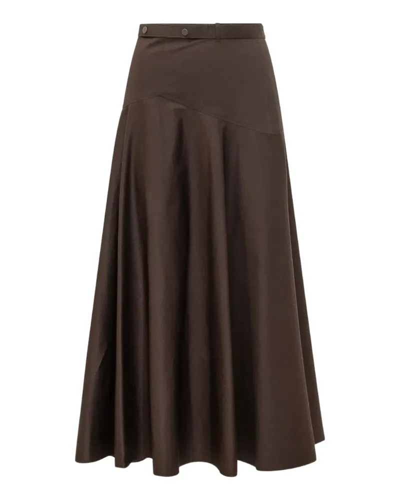 HUGO BOSS panelled flared skirt - Braun Braun