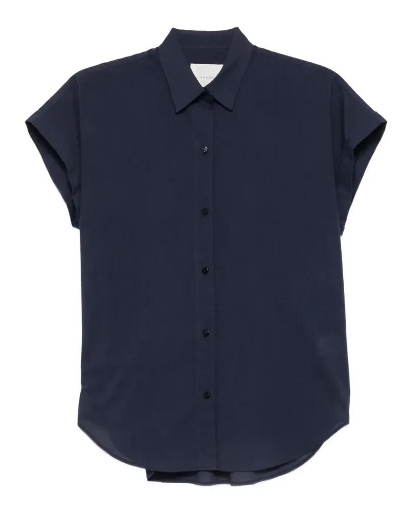 XACUS Sheila short-sleeve shirt - Blau Blau