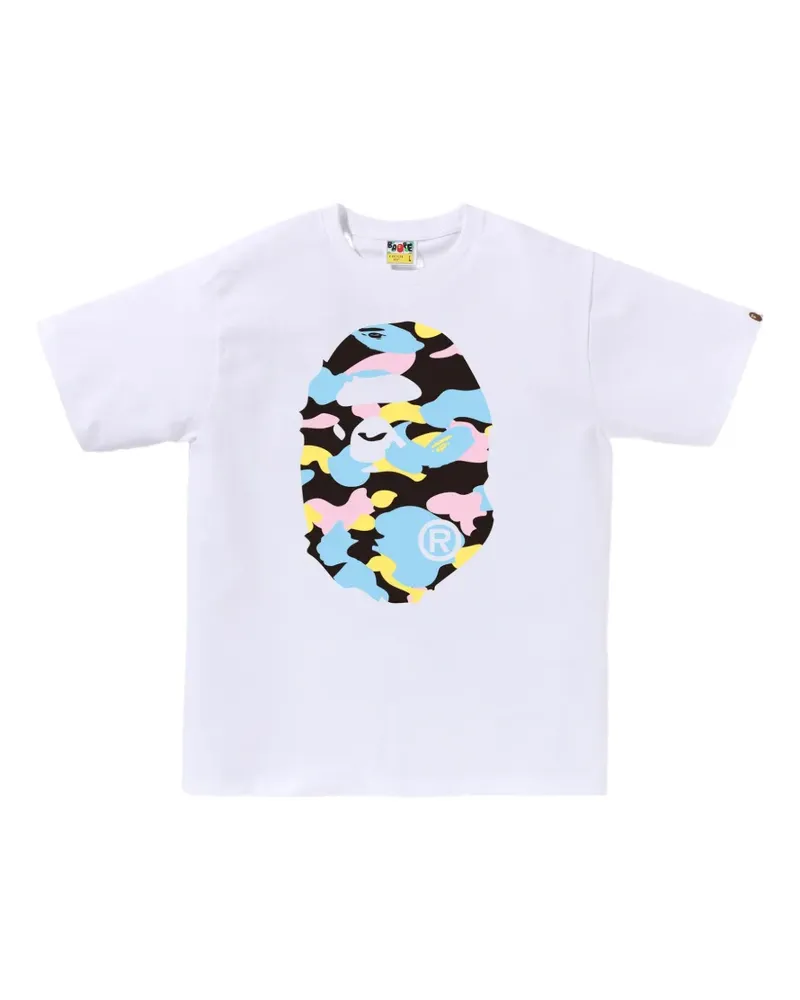 BAPE T-Shirt mit grafischem Print - Weiß Weiß