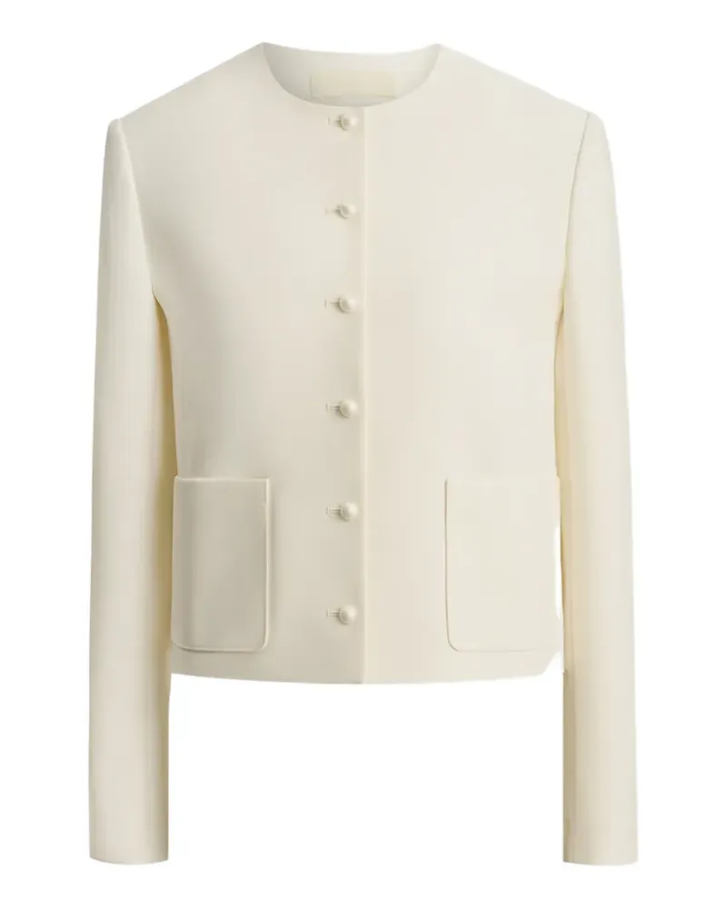 12 STOREEZ Sofia Jacke mit Knopfverschluss - Nude Nude
