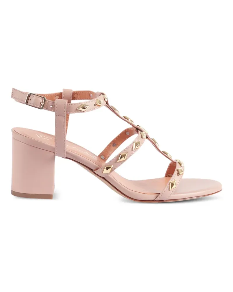 Via Roma 15 stud-embellished sandals - Rosa Rosa