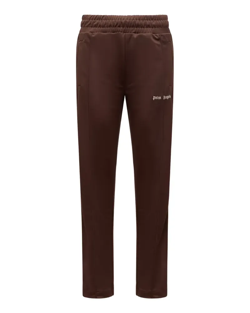 Palm Angels logo-print side-stripe track pants - Braun Braun