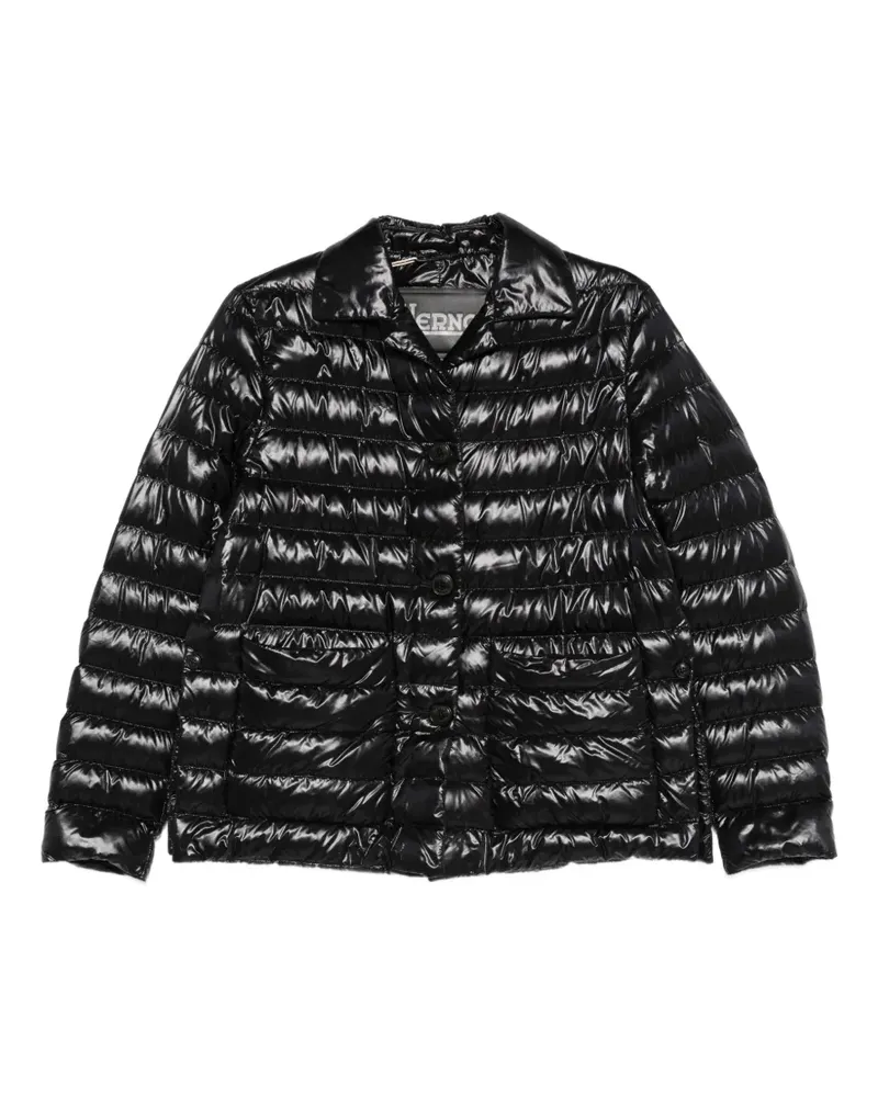 Herno buttoned jacket - Schwarz Schwarz