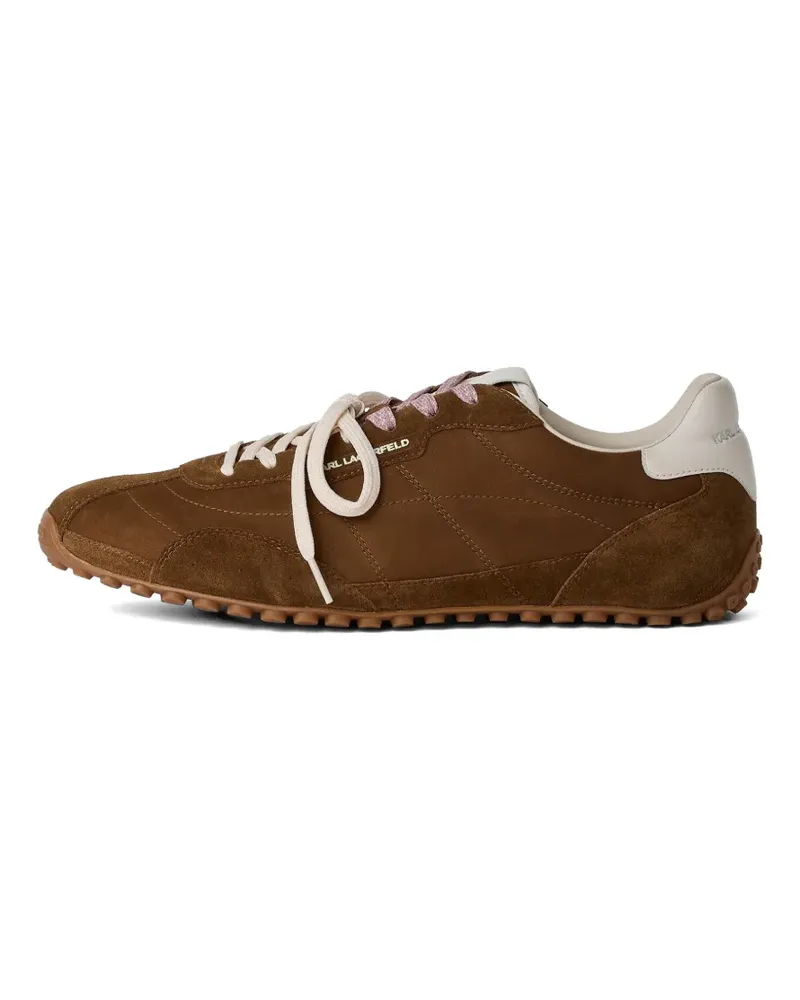 Karl Lagerfeld Astra Volley Sneakers aus Wildleder - Braun Braun