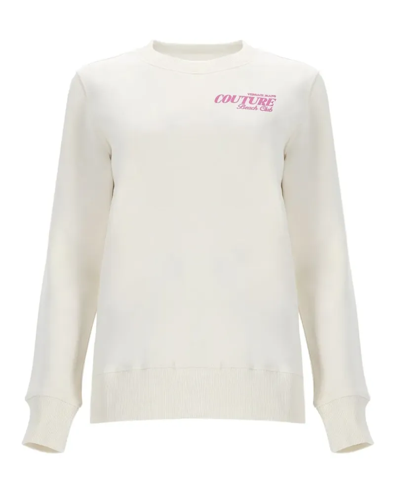 Versace Jeans logo-print sweater - Nude Nude