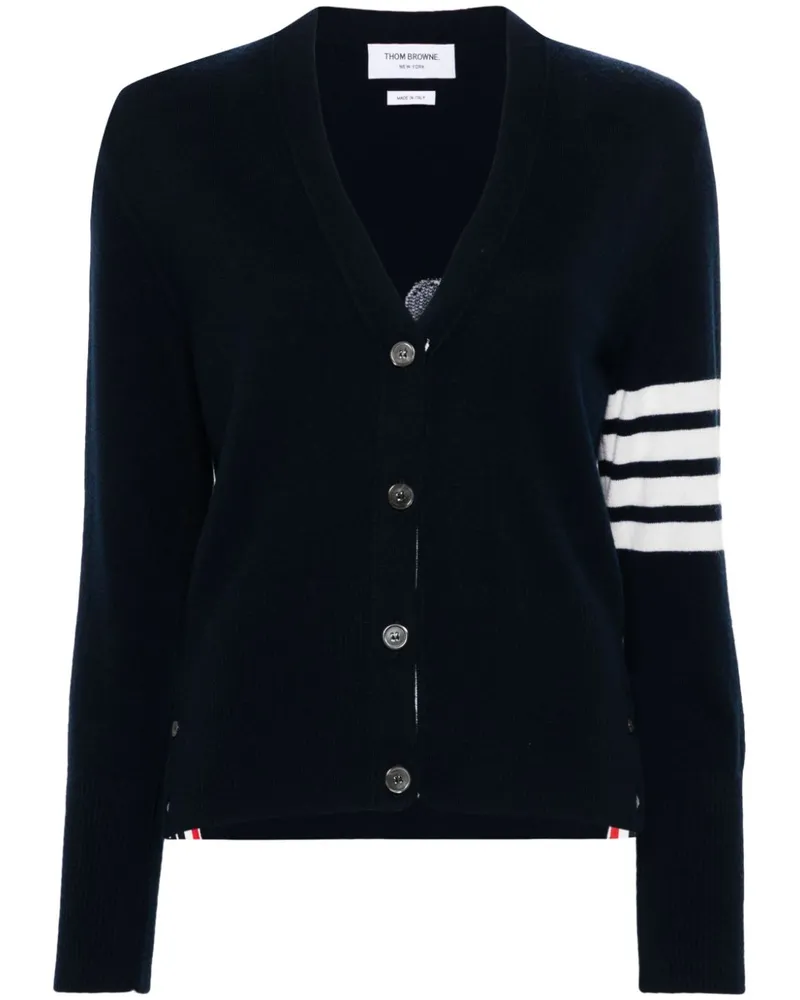 Thom Browne Intarsien-Cardigan mit Keksen - Blau Blau