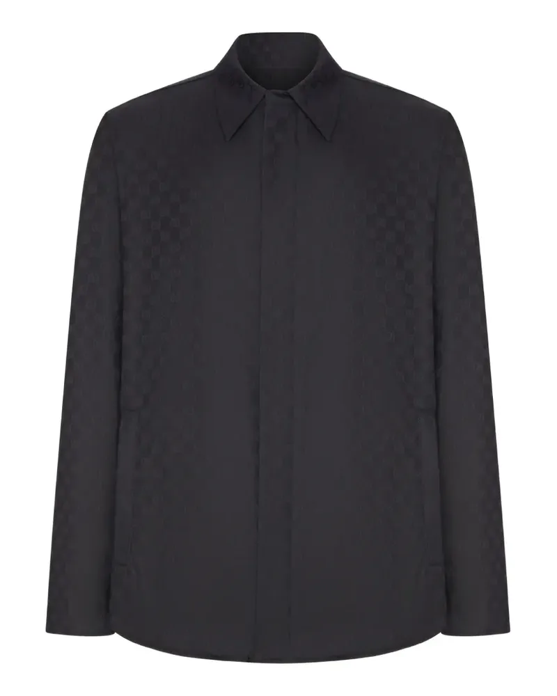 Gucci Hemd aus GG Baumwoll-Canvas - Schwarz Schwarz
