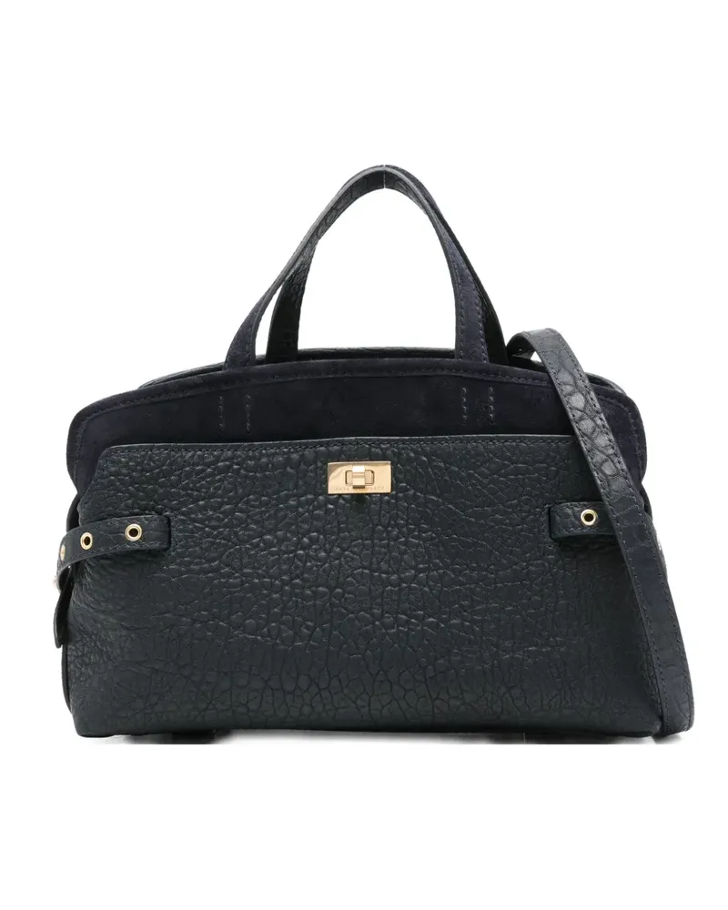 Anya Hindmarch Strukturierte Handtasche - Blau Blau