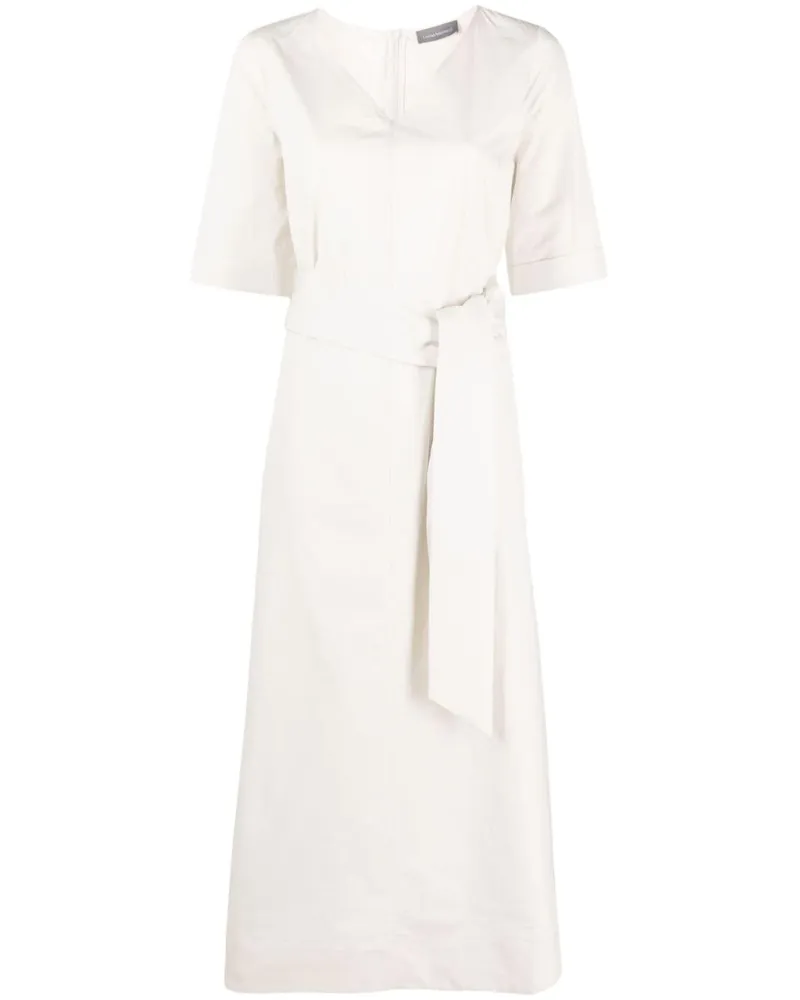 Lorena Antoniazzi Midikleid mit Gürtel - Nude Nude